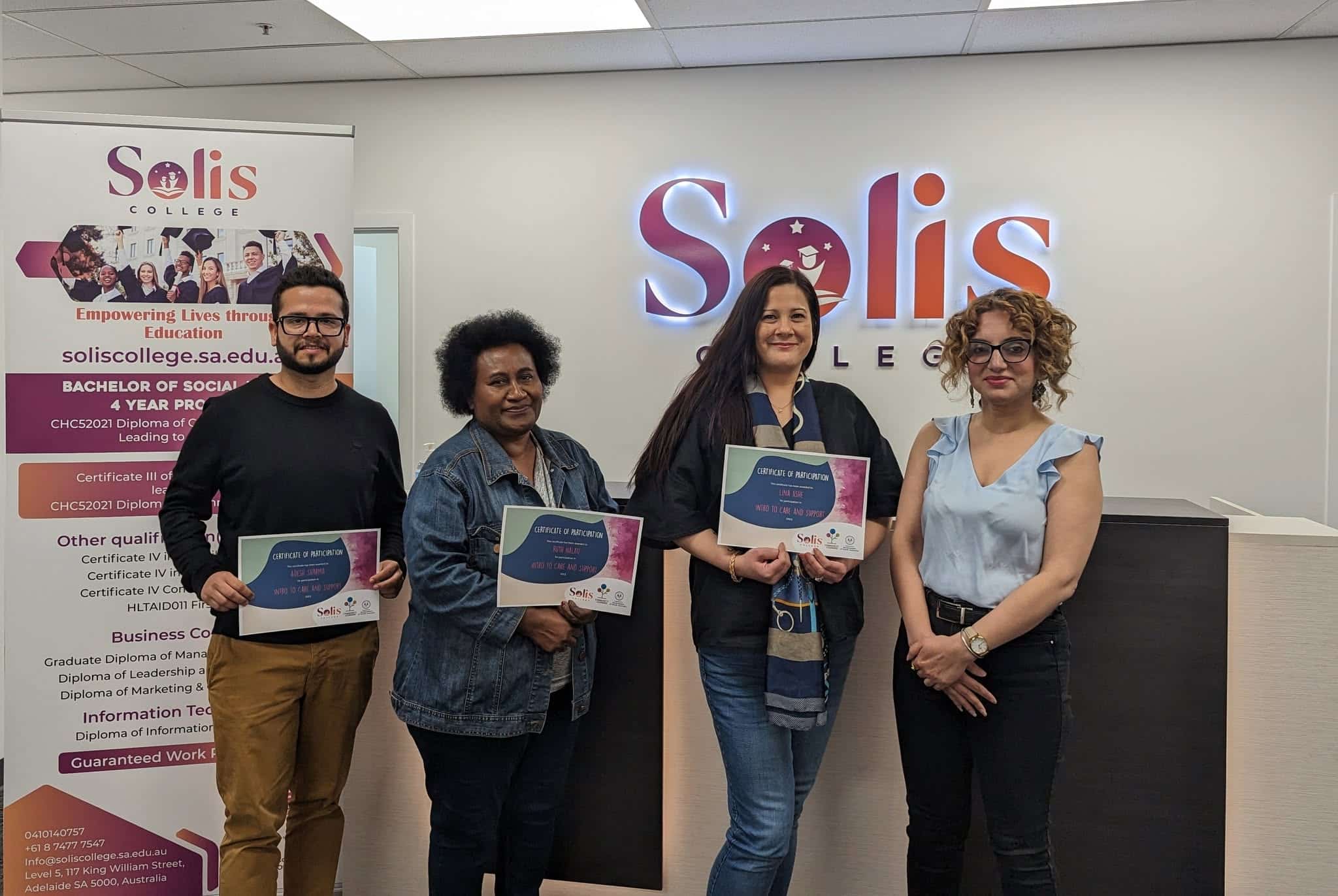 Solis College milestone photo